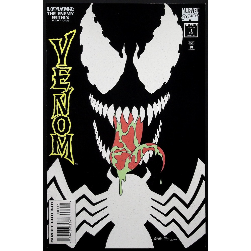 Marvel Comic Book Venom The‎ Enemy Within #1 Glow In The Dark Cover 1994